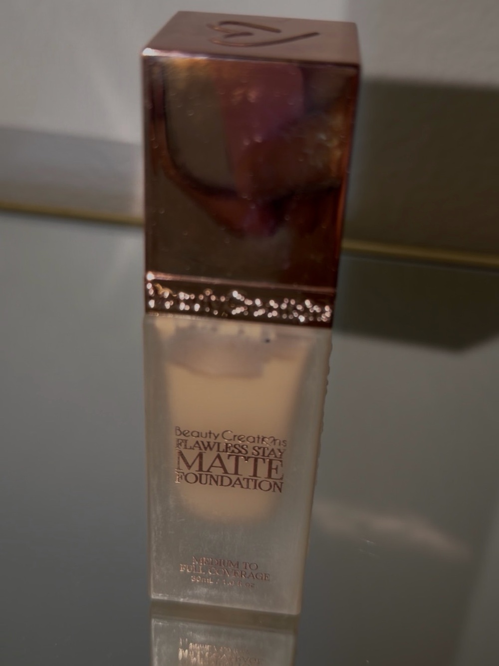 Beauty Creations Flawless Stay Matte Foundation - Light Beige 10w used 80% left